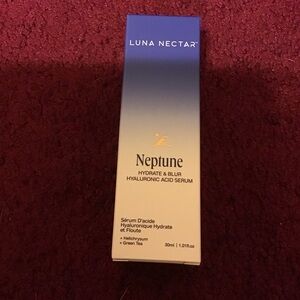 LUNA NECTAR NEPTUNE FULL SZ NIB HYDRATE & BLUE HYALURONIC ACID SERUM FACE SKIN